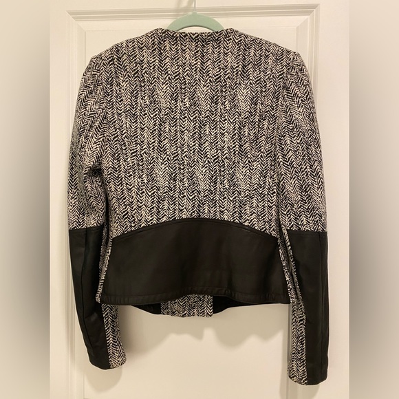 Theory Joean Parcel Houndstooth Blazer Jacket Sz 4 - Picture 8 of 13